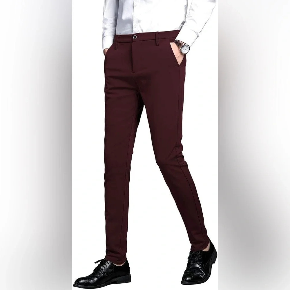 Sz 30/32 men RW&Co slim fit fitted through hip and thigh tapered leg stretch